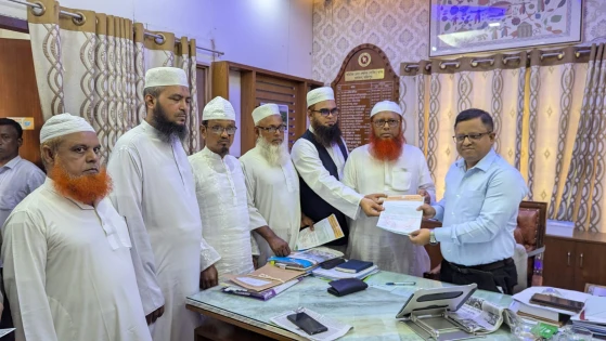 জাতিসংঘের মানবাধিকার কমিশনের অফিস চুক্তি বাতিলের দাবিতে ফরিদপুরে জমিয়তে উলামায়ে ইসলামের স্মারকলিপি